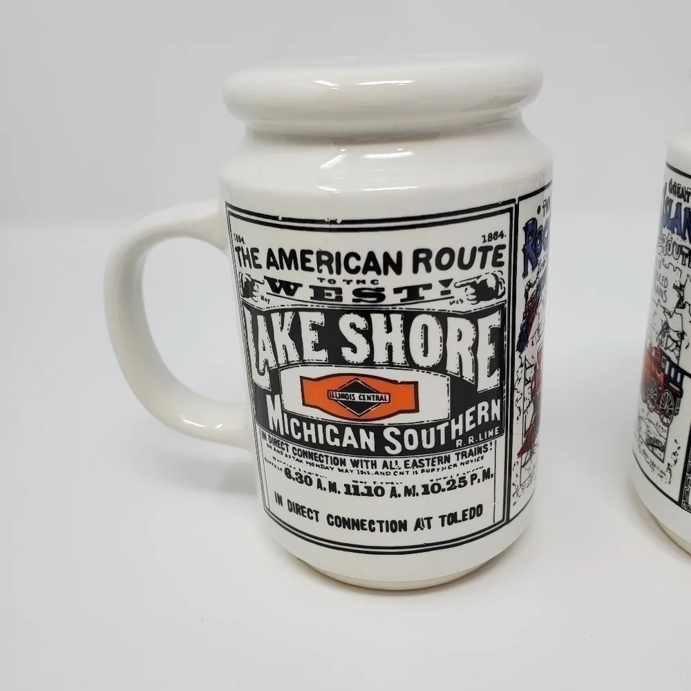VINTAGE HOLT HOWARD IRON HORSE SALT & PEPPER SHAKERS RAILROAD THEME TRAINS